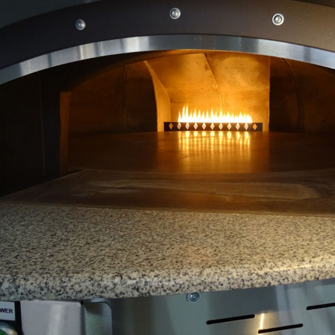 Dual Fuel Wood Gas Pizza Oven MIX120RK Rotating Pizza Ovens UK